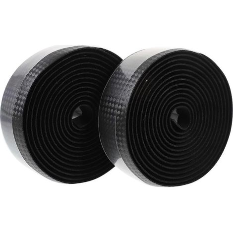 Lot de 2 housses de guidon respirantes et antidérapantes pour vélo de route.-200X3X0.3cm-Black (1/3)