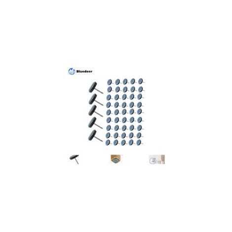 Bluedeer – Lot de 50 patins de meubles en Teflon 19mm – Ronds autocollants pour sols en bois et carrelage – Réduction du bruit et protection des parquets - Crezuo