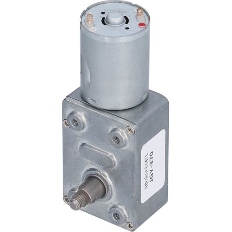 Schneckengetriebemotor, Turbo-Getriebe, Vollmetall-Selbsthemmungsgetriebe JGY‑370 DC24V90RPM (1/5)