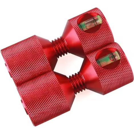 Douille de guidage pour brides à deux trous avec niveau à bulle intégré (28 mm) – Kit d’alignement précis pour montage de brides industrielles-lsw (1/5)