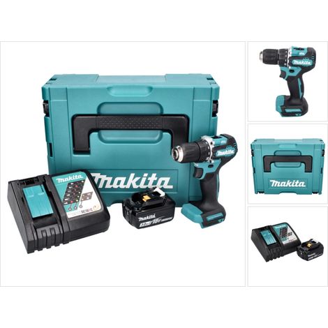 Trapano avvitatore a batteria Makita DDF 487 RF1J 18 V 40 Nm brushless + 1x batteria ricaricabile 3,0 Ah + caricabatterie + Makpac (1/5)