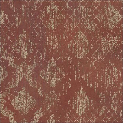 Baroque wallcovering wall Profhome 786723 hot embossed non-woven wallpaper textured with ornaments and metallic highlights red gold chestnut brown 5,33 m2 (1/5)