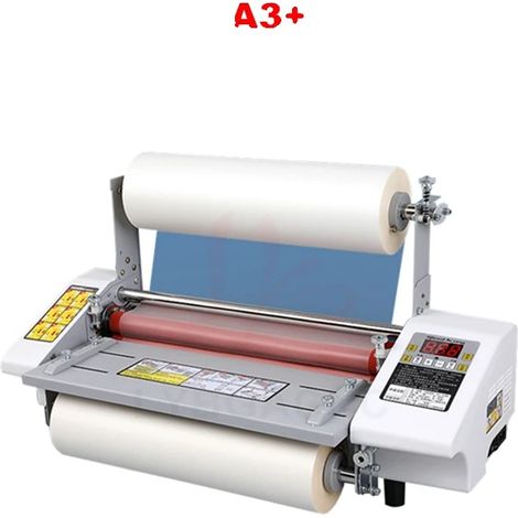 Plastificatrice da tavolo A3 e A2, a caldo e a freddo, velocità regolabile, 220V (1/2)