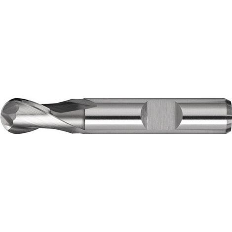 Fresa de radio completo D.20mm inserto L.36mm HSS-Co8 Weldon Z.2 ext. Corto PROMAT