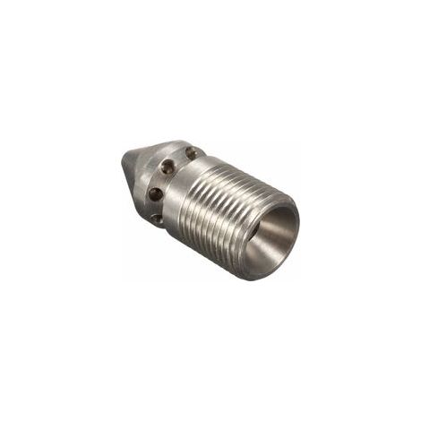 Rotierende Reinigungsdüse für Hochdruckreiniger, 9 Düsen, 3/8" (4,5 mm) Außengewinde, 1 Stück - Crezuo