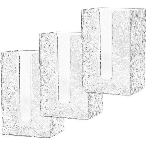 Boîte de rangement pour papier toilette sans perforation (1 à 3 pièces), étanche, pour papier toilette et essuie-tout, idéale pour la cuisine et la salle de bain. (1/5)