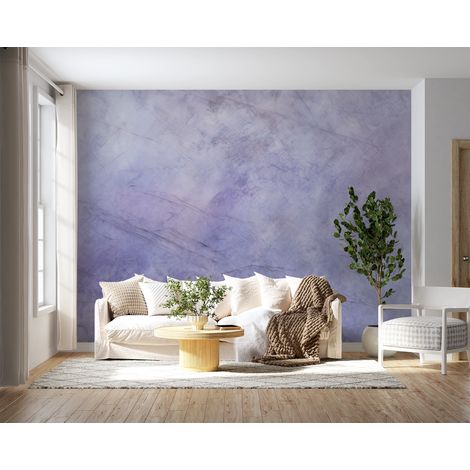 Papier peint nature - texture abstraite effet peinture violette - 150 x 250 cm (1/2)
