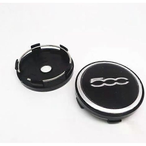 4 enjoliveurs centraux de 60 mm compatibles avec Fiat 500, Punto, Stilo, Bravo, Ducato, Freemont 124 et 600. Couleur : I (1/4)