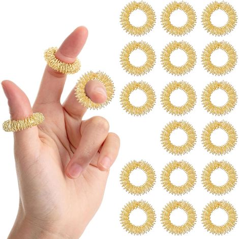 Set mit 20 Akupressurringen