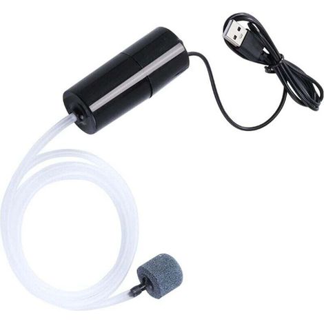Kleine Wasserpumpe, geräuscharme Tauchwasserpumpe mit stabiler Luftabgabe, 5V-Hauswasserpumpen, wasserdichte, geräuscharme Sauerstoff-Boosterpumpe für Heimtanks