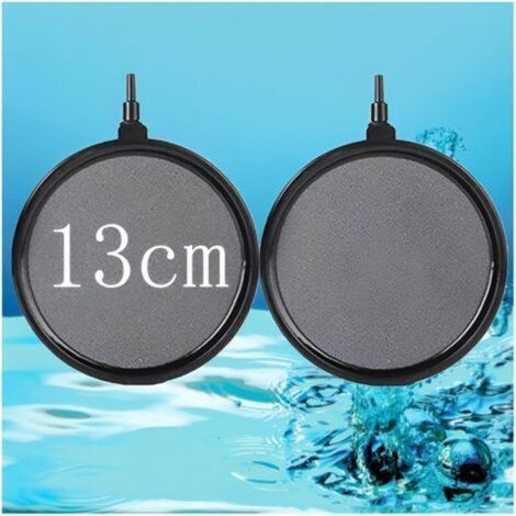 Aquarium Air Pierre Bulleur: Poisson Fish Tank d'air Bulle Bulles Bubble Bulleur Diffuseur Bassin Pompe Pump Boule Stone Pierres Decoration Accessoires 13cm 2pcs (1/5)