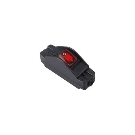Ip65 Button Inline Cord Switch Étanche Noir Interrupteur Marche/Arrêt 30a 220v - Crezuo