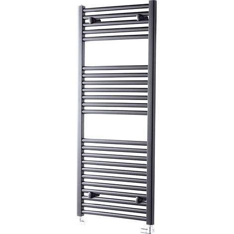 Heatwave Tempo Anthracite Ladder Towel Rail 1200mm (H) x 500mm (W) (1/3)
