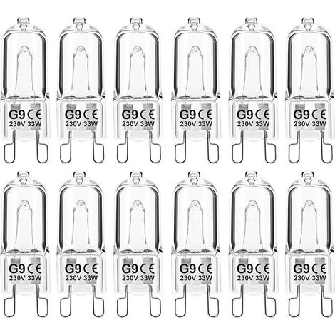 G9 33W 230V Warm White Halogen Bulb G9 Oven Lamp for Microwave Oven Cooker Ceiling Lights (1/5)