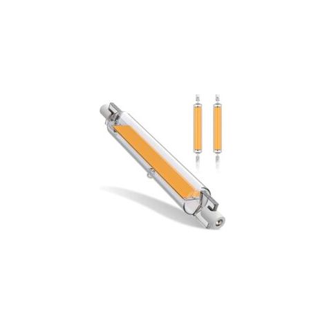 Ampoule LED R7S 118mm 20W Dimmable, Blanc Chaud 3000K 3000LM, Linéaire Remplacer Lampe Halogène J118 20W, Éclairage à 360 Degrés, Sans Scintillement, R7S OCB LED Tubes pour Projecteur, ,