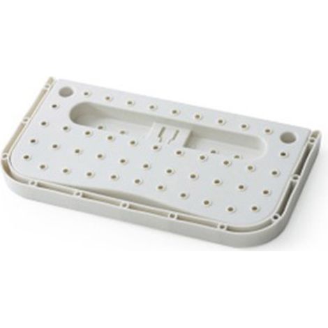 Porte-manteau mural pour chaussures – Porte-chaussures organisateur en plastique ABS – 27.9x14.5x2cm (Blanc)