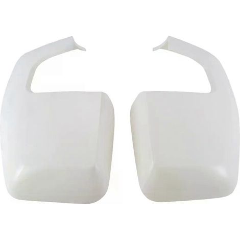 Coques de rétroviseurs extérieurs gauche et droit peintes, blanc givré, pour Ford Transit Custom (référence 2064129 1809084JXLGV). (1/5)
