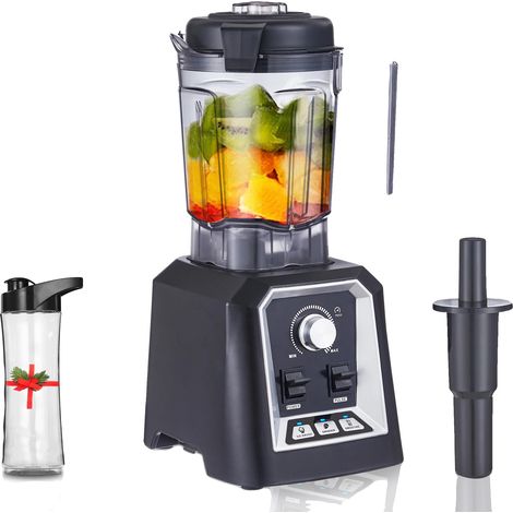 Blender à smoothie de cuisine, 2200 Watts de puissance, jarre de 2L sans BPA (1/2)