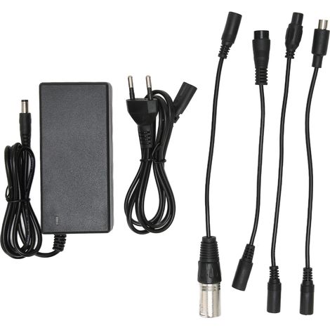 Chargeur universel 42V 2A pour batterie lithium 36V - Alimentation rapide DC5.5x2.5 - Prise EU 100‑240V (1/5)