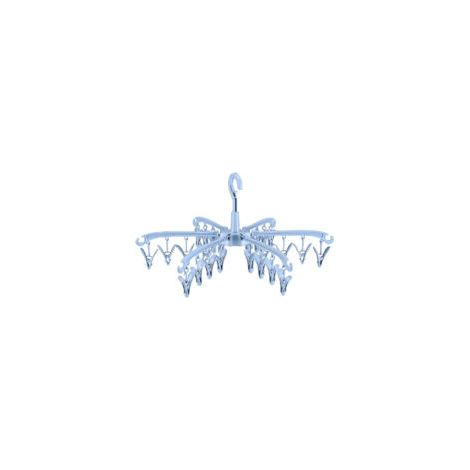 1 tendedero plegable azul para calcetines (24 piezas) - Crezuo