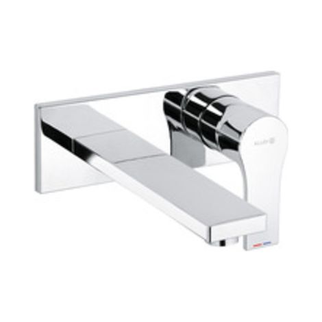 KLUDI ZENTA SL Grifo de lavabo mural de 2 orificios, proyección 180 MM cromado, 482470565 (1/3)