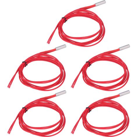 Stück 12V 40W Edelstahl-Heizpatronen, Kupfer-Heizrohre für 3D-Drucker, Abmessungen 6x20mm