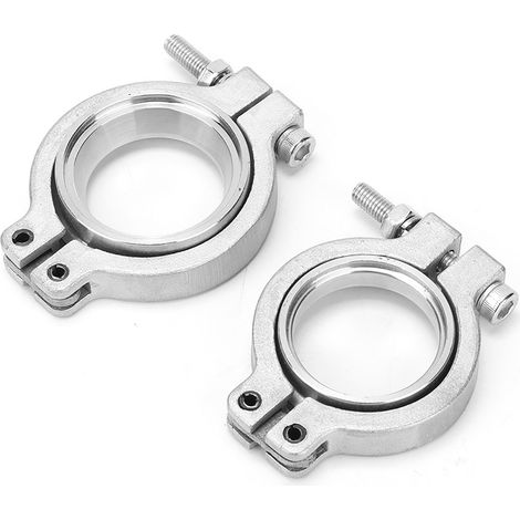 Kit de collier de serrage en V pour soupape de dérivation d'échappement TiAL, comprenant vis, écrous et joints, 1,4 pouce. (1/5)