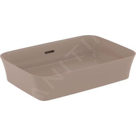 Ideal Standard Ipalyss - Lavabo à poser, 550x380 mm, avec trop-plein, Kashmir E2078V4