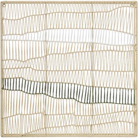 Henry decorazione murale 80x80cm beige - Atmosphera créateur d'intérieur (1/4)