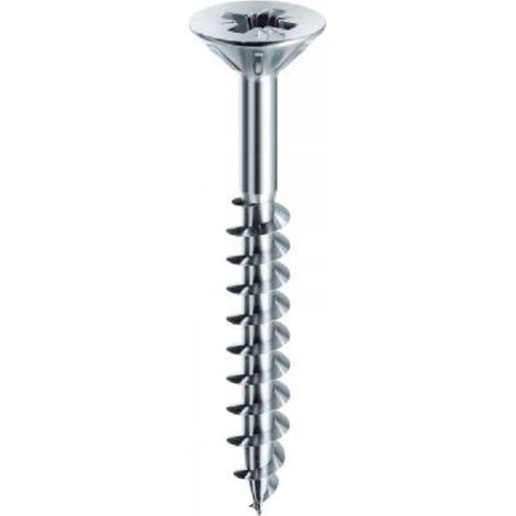 Vis à bois MUSTAD Panelvit - Pozidriv - Ø4.5x45 mm - Filetage partiel fraisante - Boite de 200 - PFACZP450450C8C