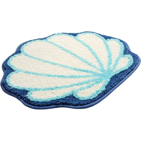 Mikrofaser-Badematte mit Blumenmuster, ultraweich, 50 x 50 cm – maschinenwaschbar, sommerliche Dekoration