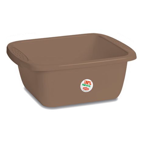 27534 Bacinella Rettangolare Primavera 45x35cm Tortora