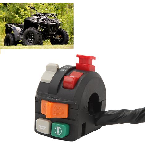 Motorradmodifikation: 7/8 Zoll (22 mm) 7-Funktions-Schalterset für Motorradlenker (1/5)