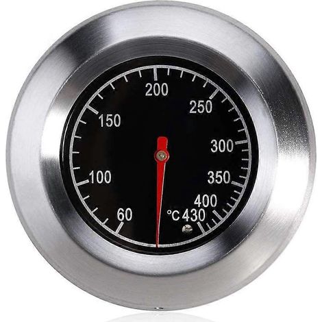 Thermomètre de barbecue en acier inoxydable, thermomètre pour barbecue à gaz 60-430, 100-800, compatible avec tous les barbecues, fumoirs et voitures à barbecue (1/5)