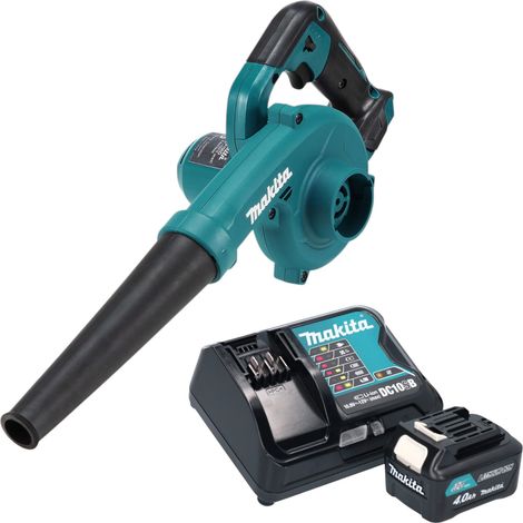 Soplador a batería Makita UB 100 DSM1 12 V máx. + 1 batería de 4,0 Ah + cargador