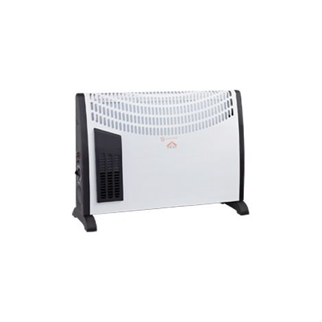 DCG Eltronic TC20T calefactor eléctrico Negro, Blanco 2000 W