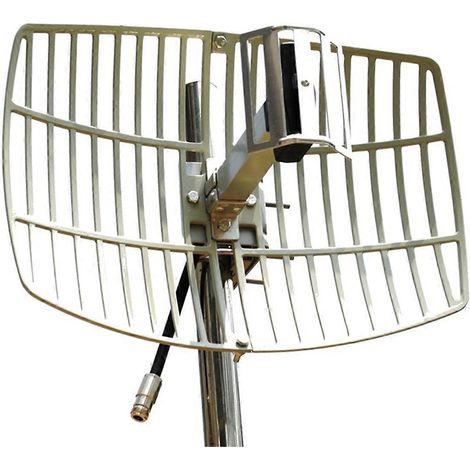 Répéteur d'antenne WiFi ultra longue portée à grille parabolique directionnelle -- (1/5)
