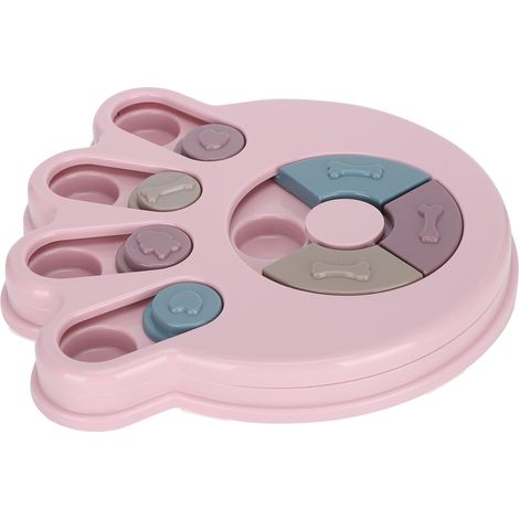 Plateau distributeur de nourriture pour chien et chat, gamelle interactive en forme de griffe, mangeoire à alimentation lente pour chat. (1/5)