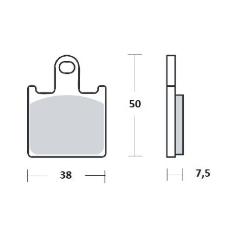 PLAQUETTES DE FREIN BRENTA KH417/4 MÉTAL FRITTÉ (OR) KAWASAKI AVANT (FT 4115)