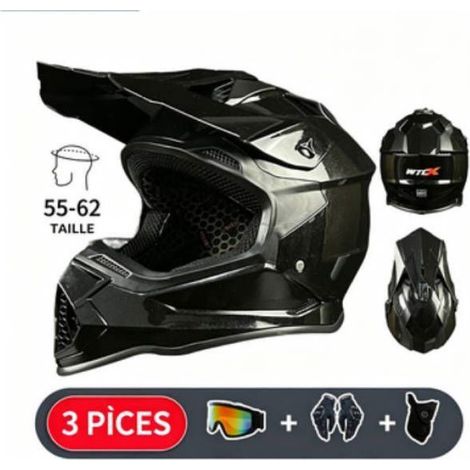 Casque de cross,,VT8, casque de moto intégral, casque de karting tout-terrain, professionnel, résistant aux chocs et aux chutes (1/5)