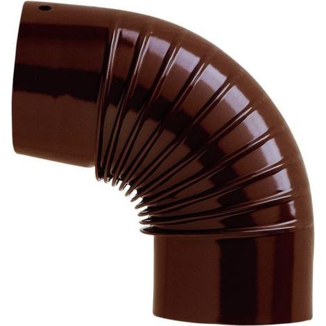 Save GOMITO 90° PER STUFA A LEGNA PORCELLANATO CLASSIC Col. Marrone Ø cm. 15 12 PZ