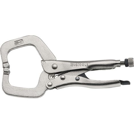 Pince grip type C poignée release 1 main Teng Tools 406-6S (1/2)