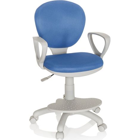 Chaise pour enfant / Chaise de bureau pour enfant KID COLOUR G1 Tissu Bleu hjh OFFICE (1/5)