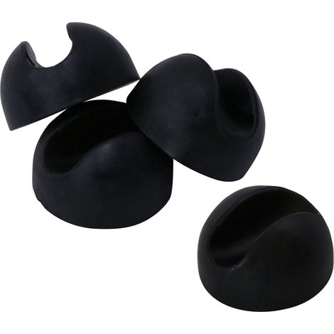 Melko 4x Fußbodenschoner für 12mm Hairpin Legs - Schwarz (1/5)