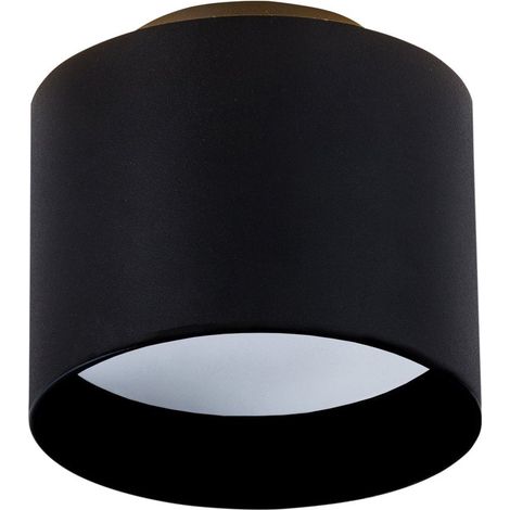 Spot LED Noir Ø 10 cm en Métal et Plastique, Éclairage 3 Modes Haut et Bas, Blanc Chaud et Neutre - PANGIVO (1/5)