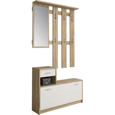 Ingresso effetto legno finitura rovere