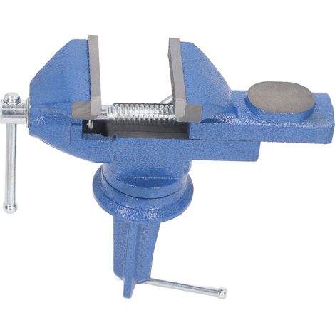 Étau de table à fixer sur un établi, réglable et rotatif à 360°, pour le travail du bois à domicile, 6,35 cm (2,5 pouces) (1/5)