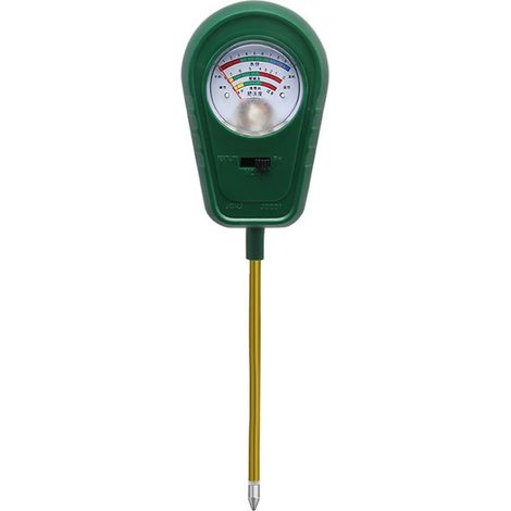 Misuratore di pH del terreno 3 in 1, tester di umidità/fertilità/pH, adatto per giardino, prato, fattoria e piante da interno, non richiede batterie.