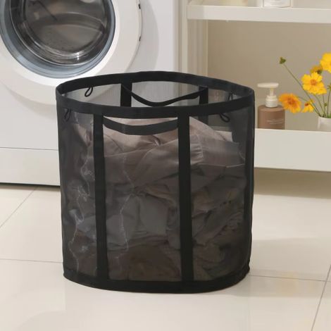 200 pièces Panier linge pliable maille vêtements sales portable (1/5)