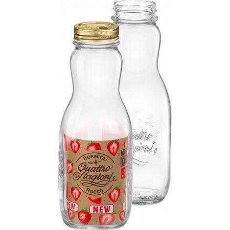 BORMIOLI BOTTIGLIA JUICE 4STAGIONI 1L SENZA TAPPO, CUCINA, ACCESSORI CUCINA